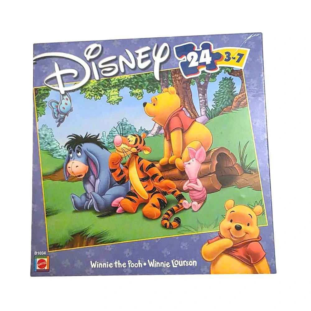 Disney Winnie the Pooh 24 Piece Jigsaw Puzzle Mattel Kids Ages 3-7